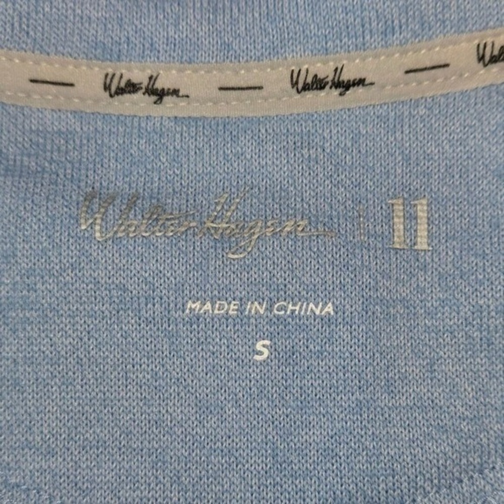 Walter Hagen Mens Lightweight 1/4 Zip Pullover Sweater Blue Size Small - Picture 3 of 9